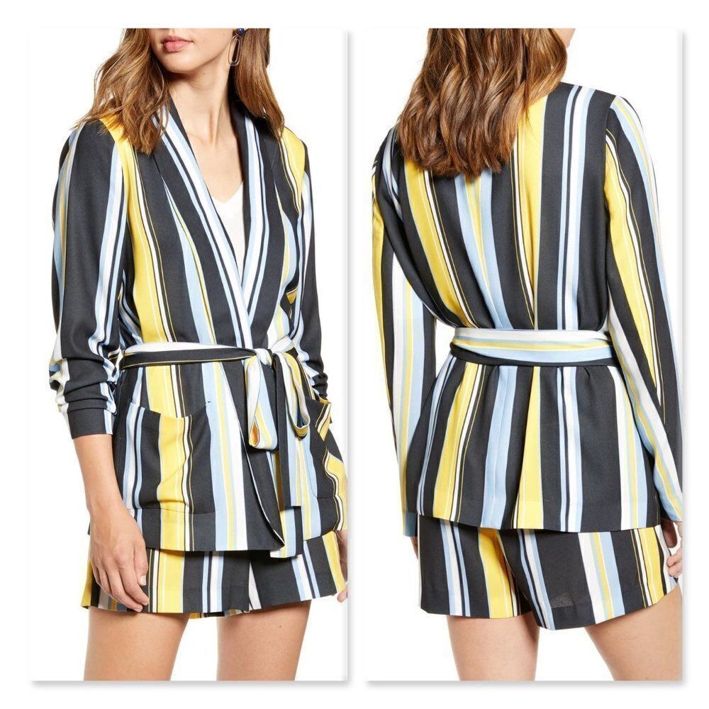 Halogen Soft Tie Waist Jacket sz Small